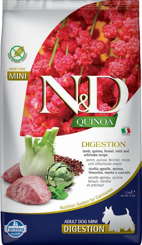 Farmina Nd Perro Quinoa Digestion Cordero Mini 2,5Kg