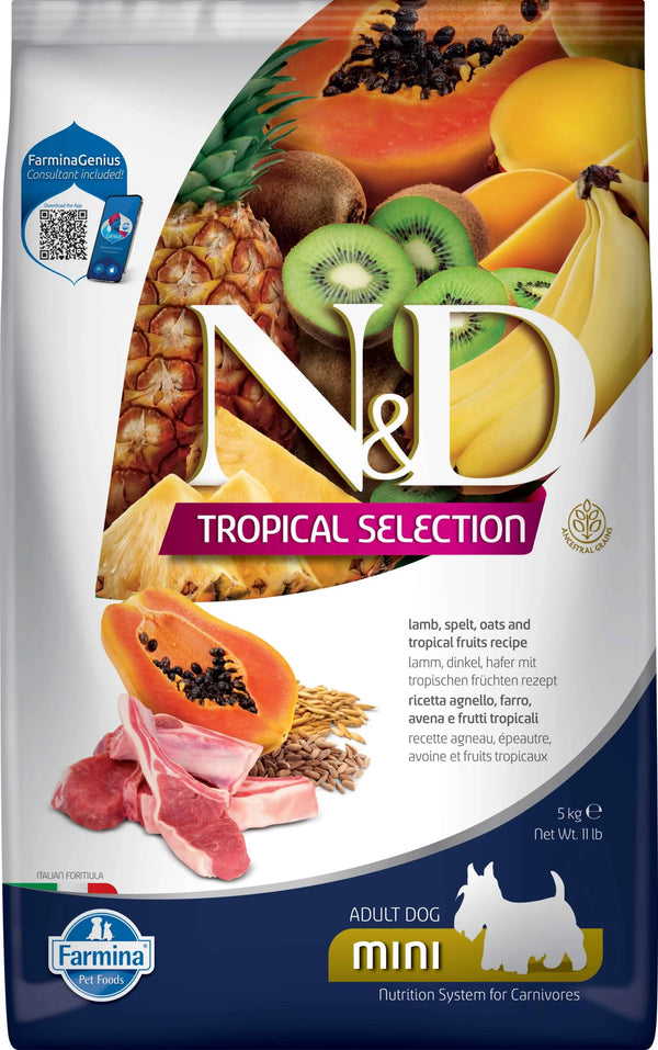 Farmina Nd Pienso Perro Tropical Selection Mini Cordero 5Kg