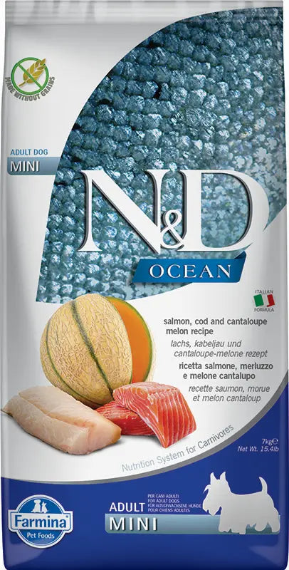 Farmina Nd Perro Ocean Salmon Bacalao Mini 7Kg