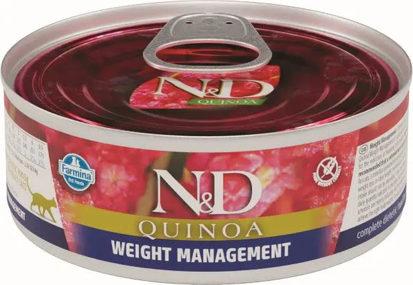 Farmina Nd Gato Quinoa Weight Management Caja 24X80Gr