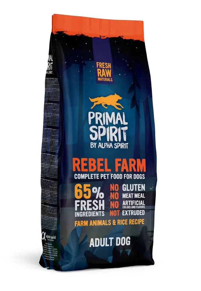 ALPHA SPIRIT CANINE PRIMAL 65% REBEL FRAM