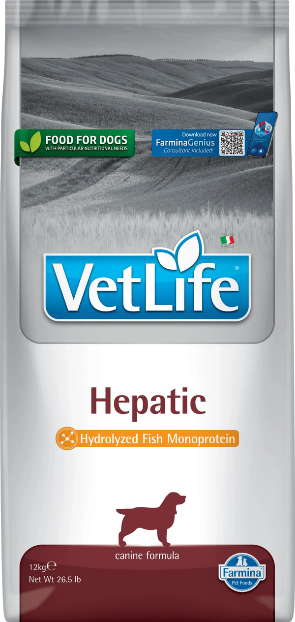 Farmina Pienso Vet Life Perro Hepático 12Kg