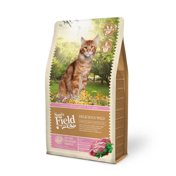 Sam’S Field Gato Pato Delicious Wild 2,5Kg