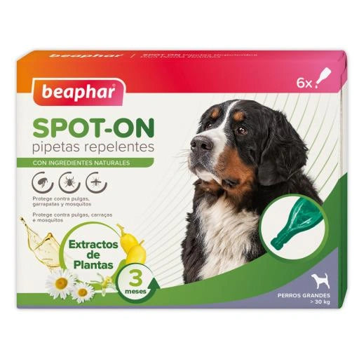 Beaphar Pipetas Repelentes Perro Grande – 6 X 2Ml