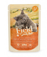 Sam’s Field Gato Pouch Filetes De Pescado Blanco 24x85Gr