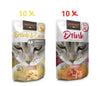 Leonardo Gato Drink 20X40Gr Pack 10 Pollo Urinario Care 10 Ternera