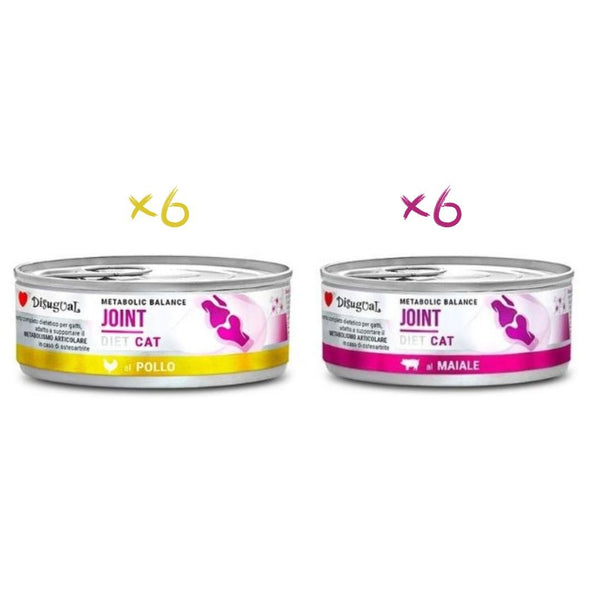 Disugual Joint Gato Pack 12X85Gr Varios Sabores: Pollo Y Cerdo