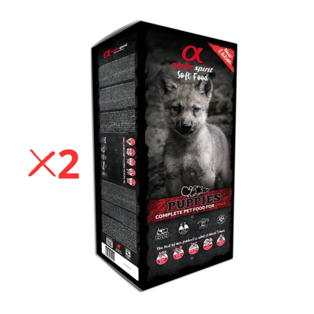 ALPHA SPIRIT CANINE PUPPY SEMIHUMEDO CAJA 2X9KG