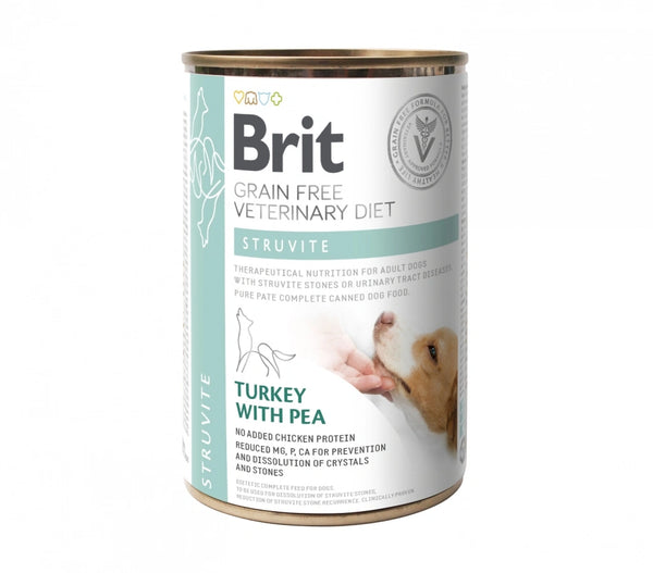 Brit Comida Humeda Perro Veterinario Dietaa Gf Struvite Lata 6X400Gr