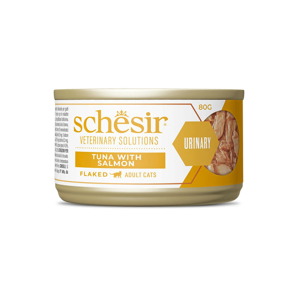 Schesir Dietaa Gato Urinario Atún Con Pescado Blanco 8X80Gr
