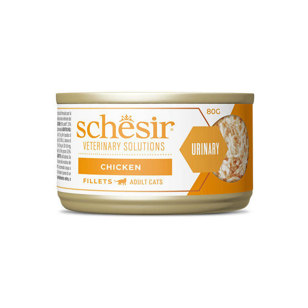 Schesir Dietaa Gato Urinario Filetes De Pollo 8X80Gr