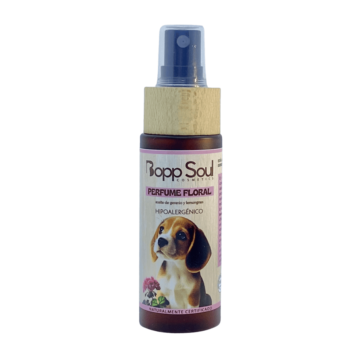 BOOP SOUL PERFUME FLORAL ACEITE DE GERANIO Y LEMONGRASS AROMATERAPIA HIPOALERGÉNICO 50ML