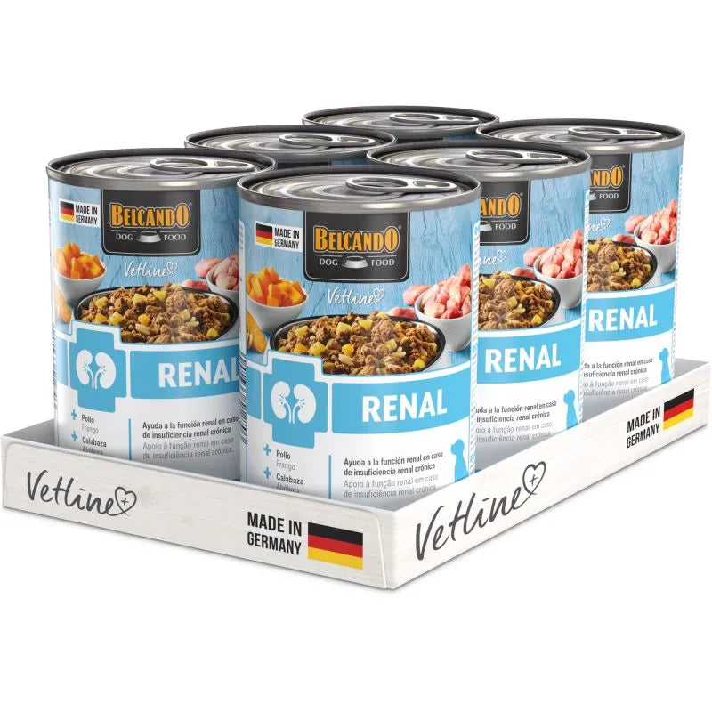 BELCANDO COMIDA HUMEDA PERRO VETLINE RENAL 6X400GR