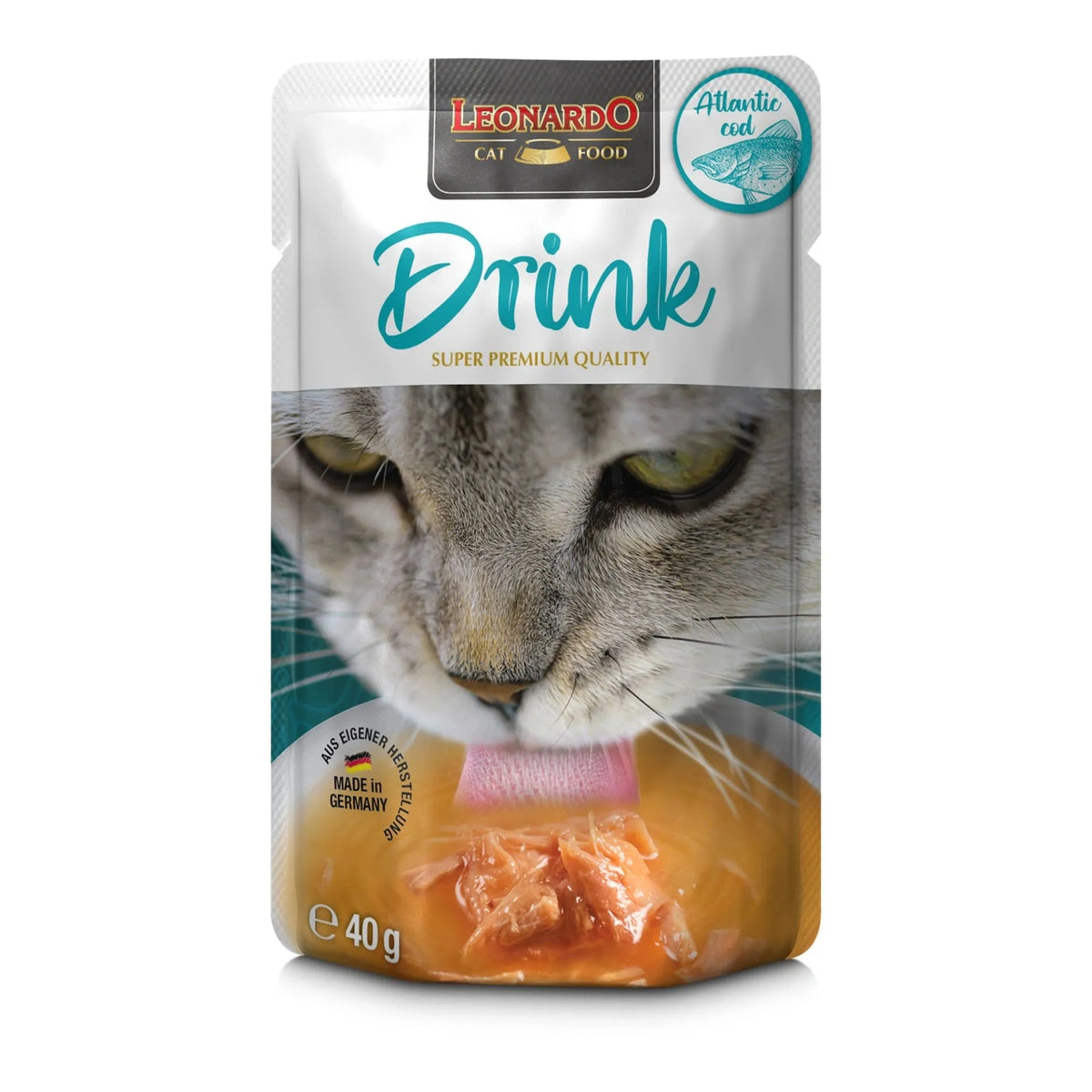 Leonardo Drink Atlantic Cod (Pollo y Bacalao) 20x40Gr