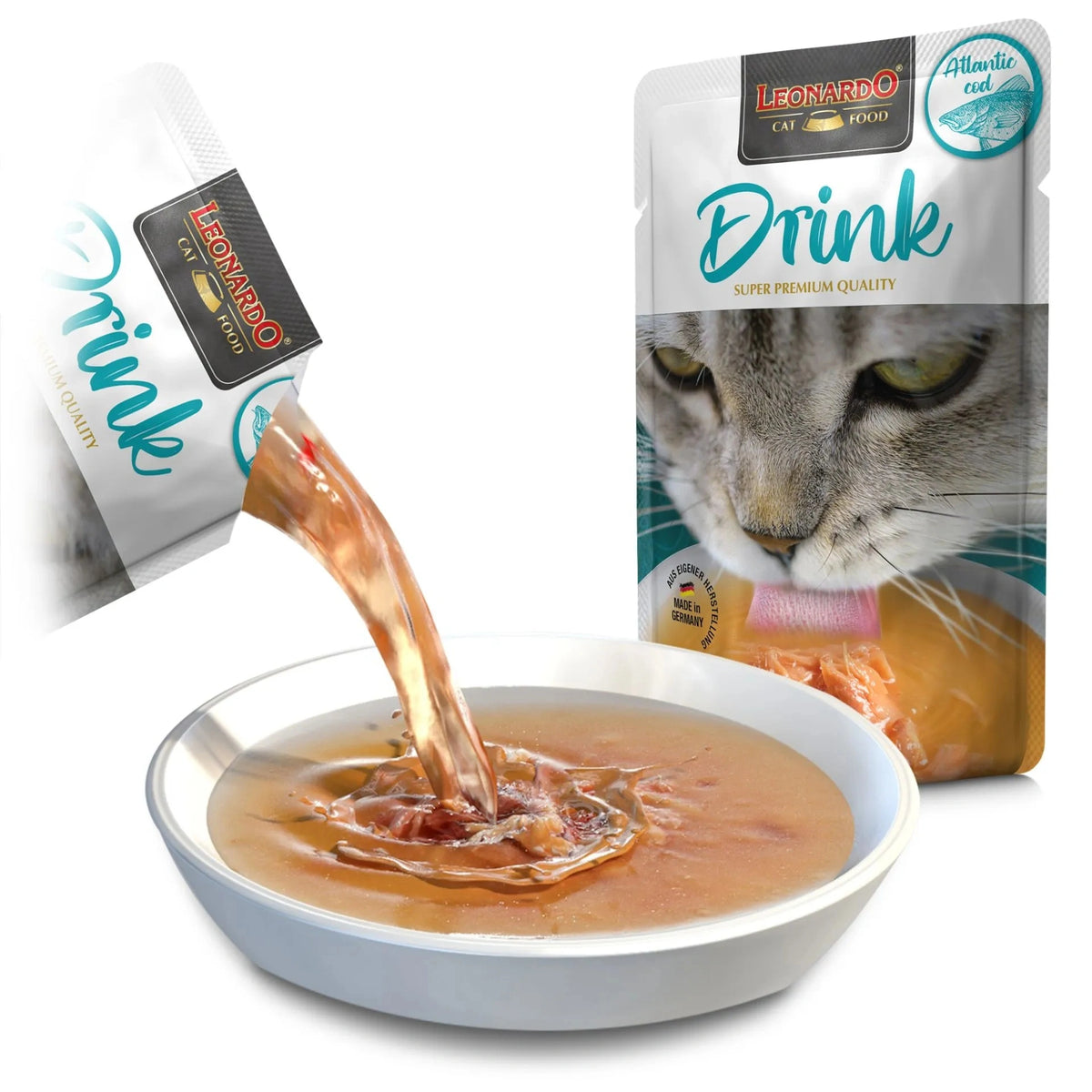 Leonardo Drink Atlantic Cod (Pollo y Bacalao) 20x40Gr