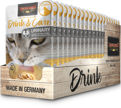 Leonardo Gato Drink Pollo Urinario Care 20X40Gr