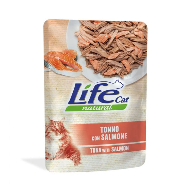 Life Natural Gatos Atún Y Salmón En Gelatina 70 G