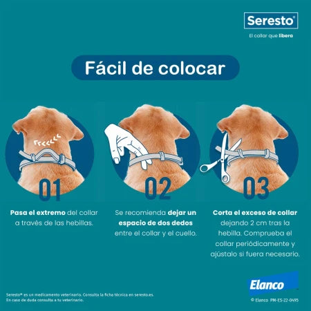 Seresto Collar antiparasitario Perros  70cm +8kg