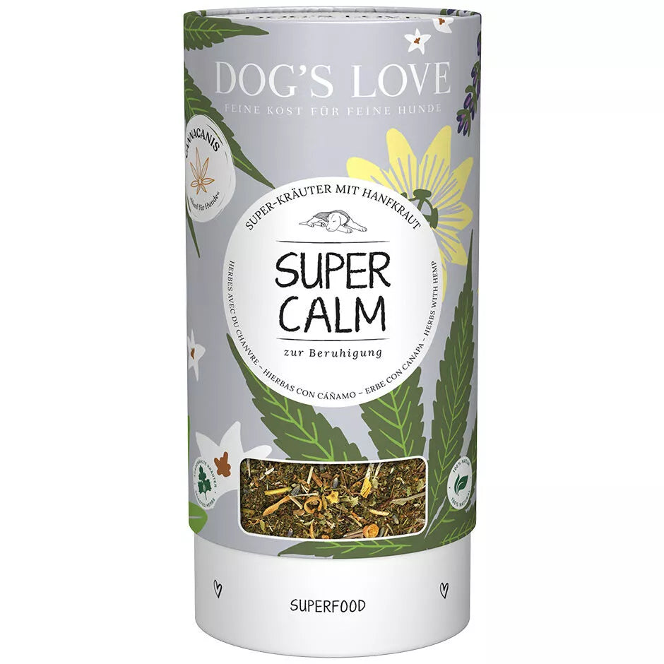 Dog’s Love Hierbas Super Calm, para tranquilizar y serenar
