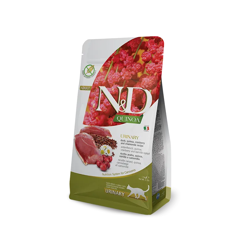 FARMINA ND GATO QUINOA URINARY PATO 5KG