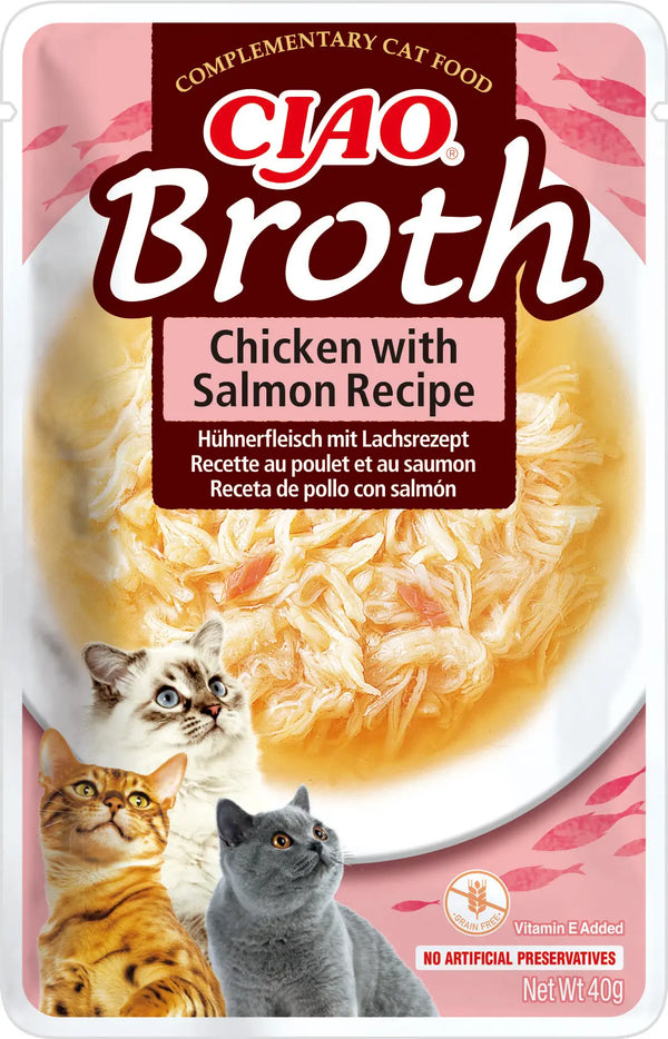 Churu Gato Pollo Con Salmón 12X40Gr