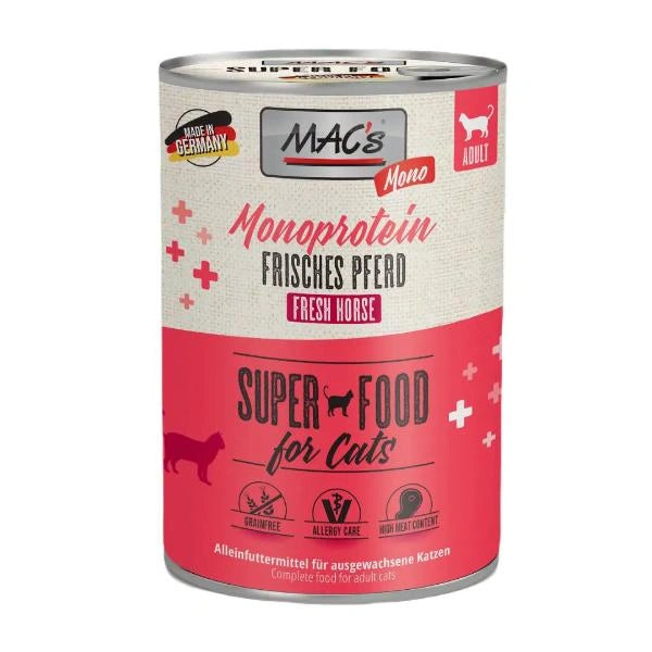 MAC’s Cat Monoproteico Caballo 6x400g