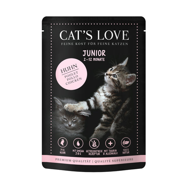 Gato’S Love Alimento Completo Kitten Pollo 85Gr