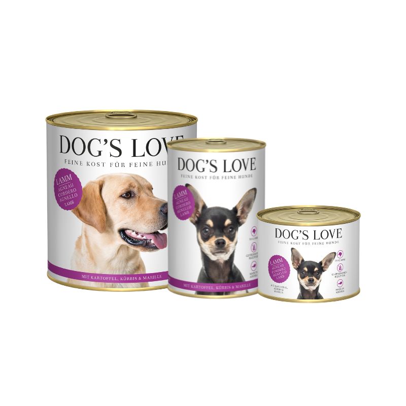 DOG’S LOVE ALIMENTO HÚMEDO CORDERO 6X200