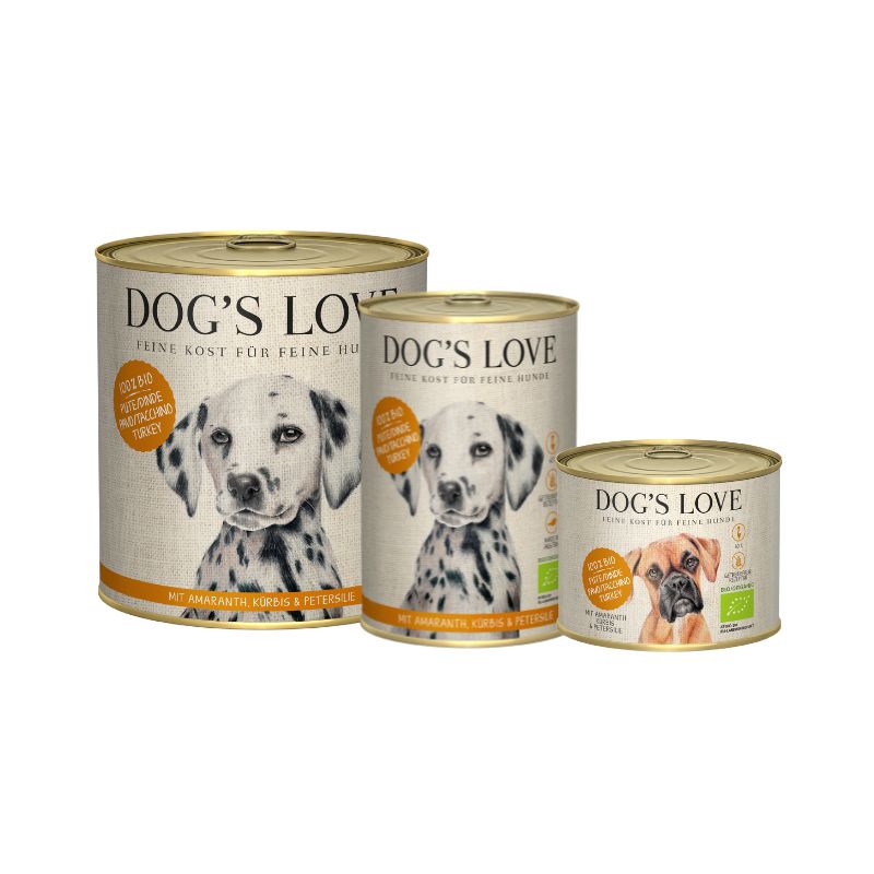 DOG’S LOVE BIO ALIMENTO HÚMEDO PAVO 6X200