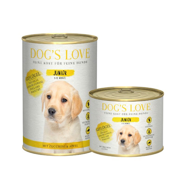 Perro’S Love  De Ave Para Perros Junior Aves De Corral Y Calabacín 6×200