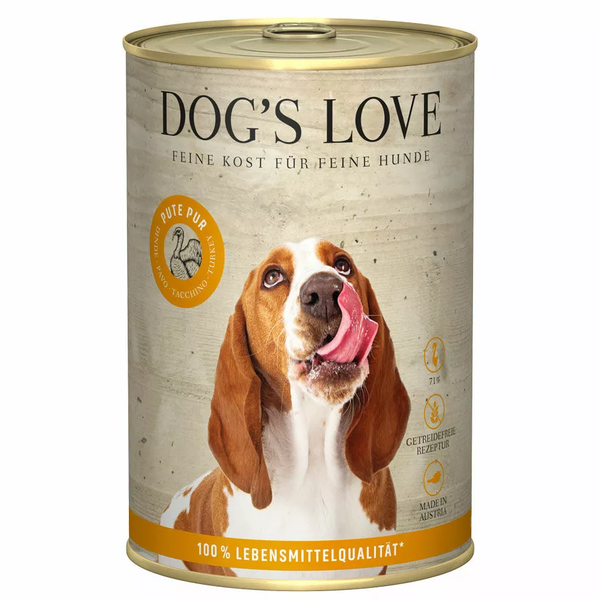 Perros Love Lata Barf Cocinado Puro Pavo 400G Perro