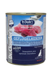 Dr.Clauder’S Húmedo Carne Seleccionada Prebiotic Corazones De Ave 6X800G Perro