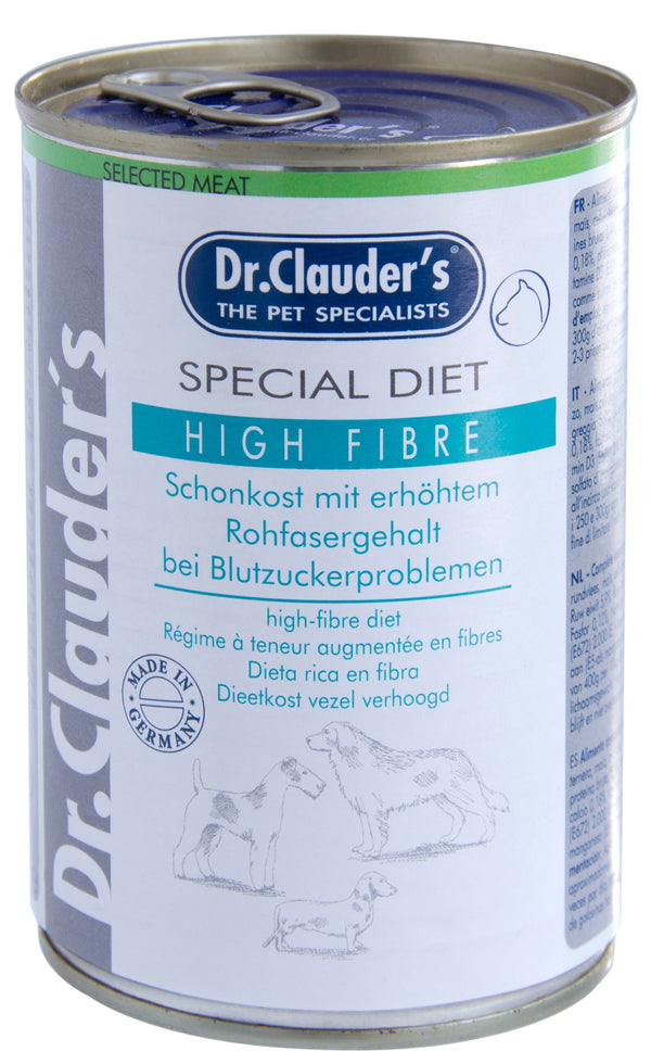 Dr.Clauder’S Húmedo Special Dieta Dietaa Light Alta Fibra Y Proteína 6X400G Perro