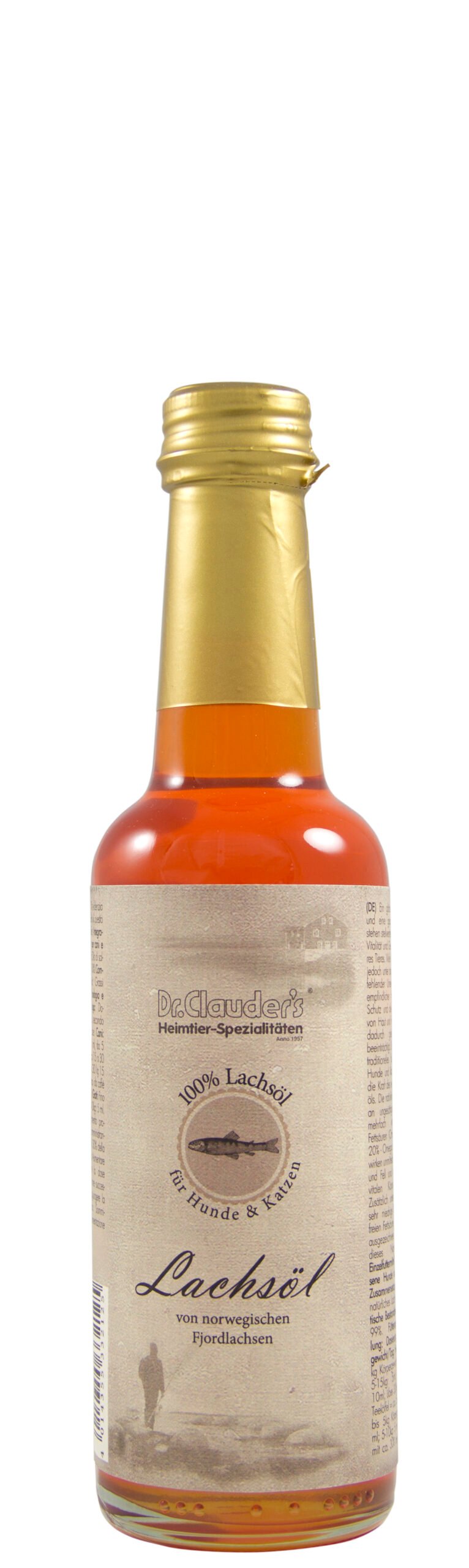 Dr.Clauder’s Suplementos B.A.R.F. Todas Las Razas Aceite De Salmón 250Ml Perro