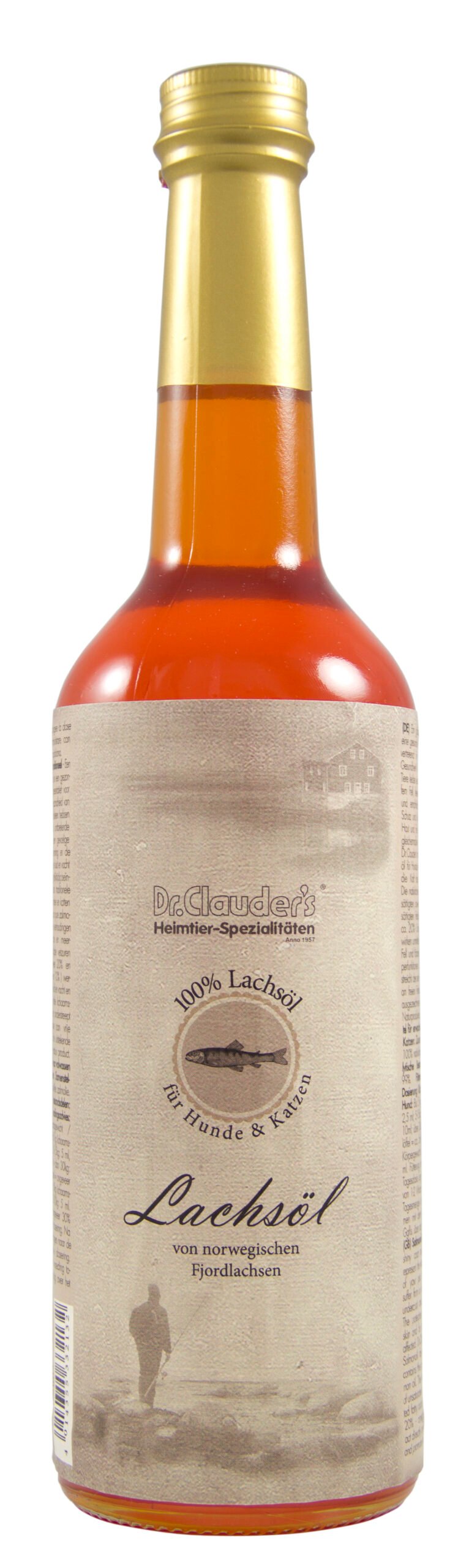 Dr.Clauder’s Suplementos B.A.R.F. Todas Las Razas Aceite De Salmón 500Ml Perro