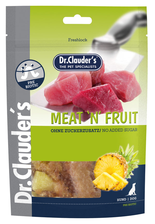 Dr.Clauder’S Snack Funcional Meat & Frutas Snack Piña Y Pollo 10X80G Perro