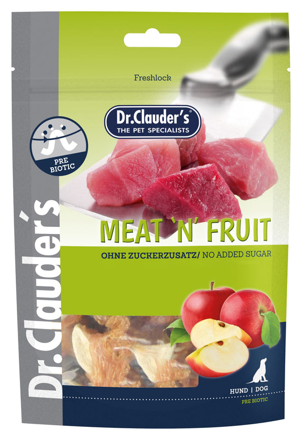 Dr.Clauder’S Snack Funcional Meat & Frutas Snack Manzana Y Pollo 10X80G Perro