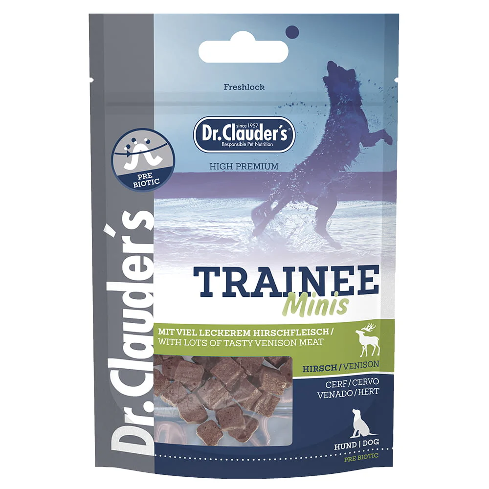 Dr.Clauder’s Snack Funcional Trainee Snack Mini Venado 10x50G Perro