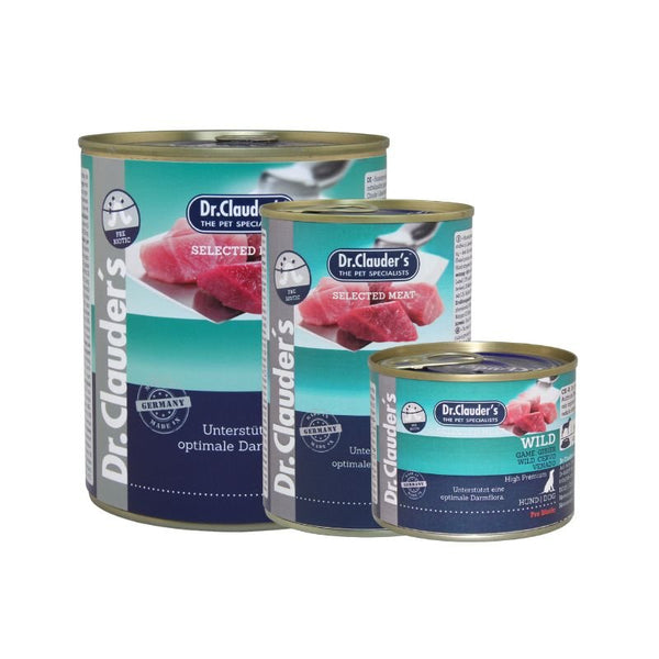 Dr.Clauder’S Húmedo Carne Seleccionada Prebiotic Venado 6X200G Perro