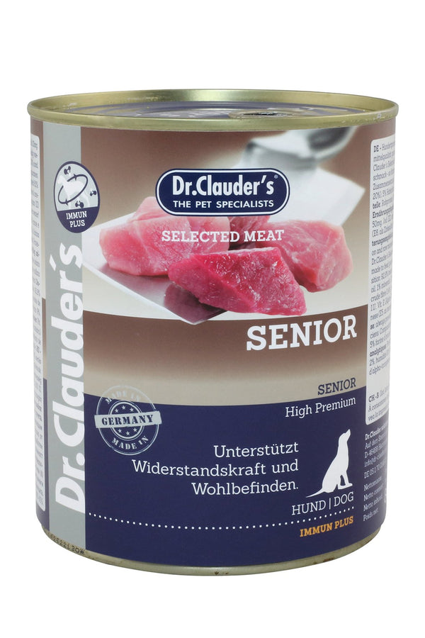 Dr.Clauder’S Húmedo Carne Seleccionada Immune Plus Senior 6X800G Perro