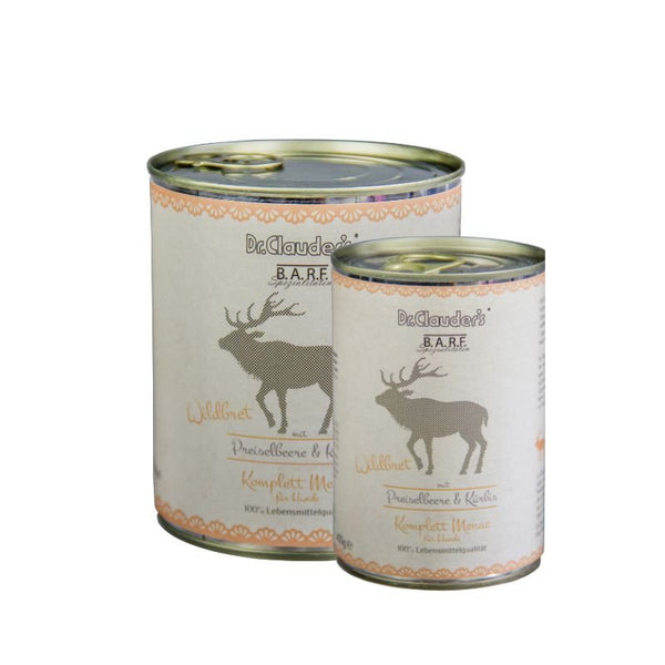 Dr.Clauder’S Húmedo B.A.R.F. Menú Completo Gamo 6X400G Perro