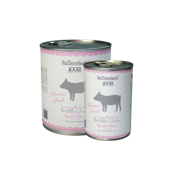 Dr.Clauder’S Húmedo B.A.R.F. Menú Completo Goulash De Cerdo 6X400G Perro