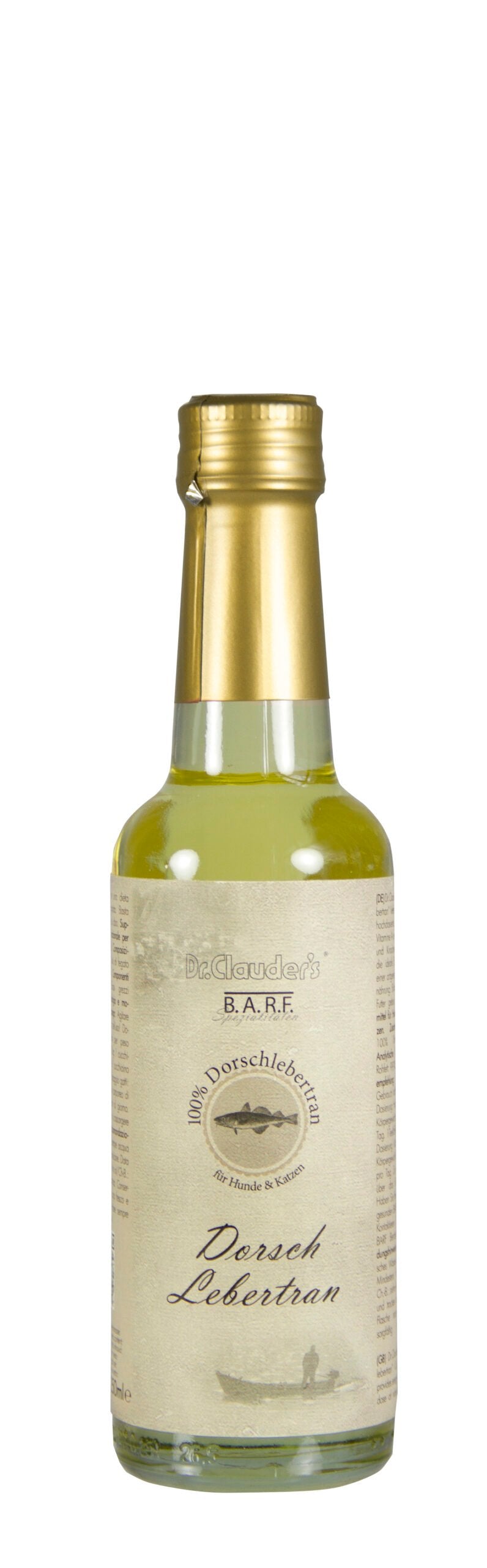 Dr.Clauder’s Suplementos B.A.R.F. Todas Las Razas Aceite De Hígado De Bacalao 250Ml Perro