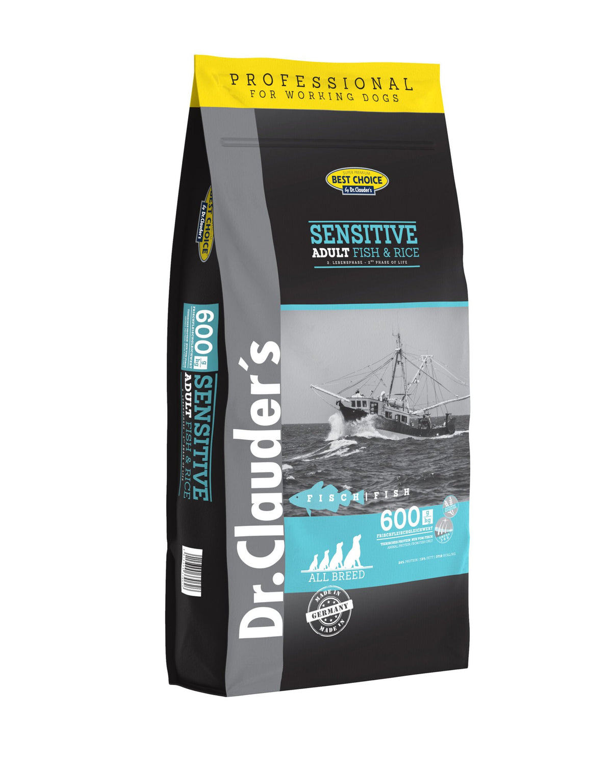 Dr.Clauder’s Seco Best Choice Sensitive Adulto Pescado Y Arroz Todas Las Razas 20Kg Perro
