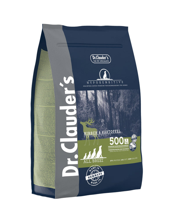 Dr.Clauder’S Seco Dr.Clauder’S Hyposensitive Venado Y Patata Todas Las Razas 3.5Kg Perro