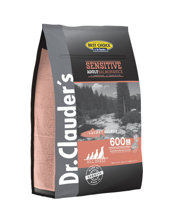 Dr.Clauder’S Seco Best Choice Sensitive Adultoo Salmón Y Arroz Todas Las Razas 4Kg Perro