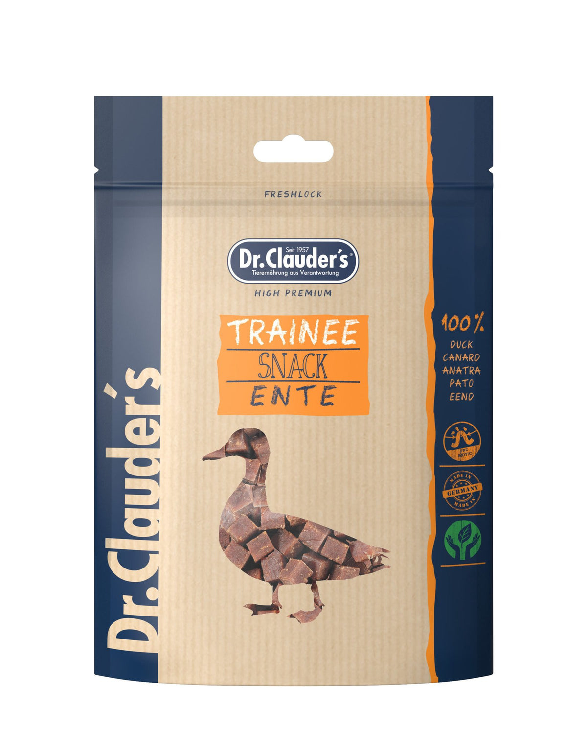 Dr.Clauder’s Snack Funcional Trainee Snack Medium Pato 10x80G Perro