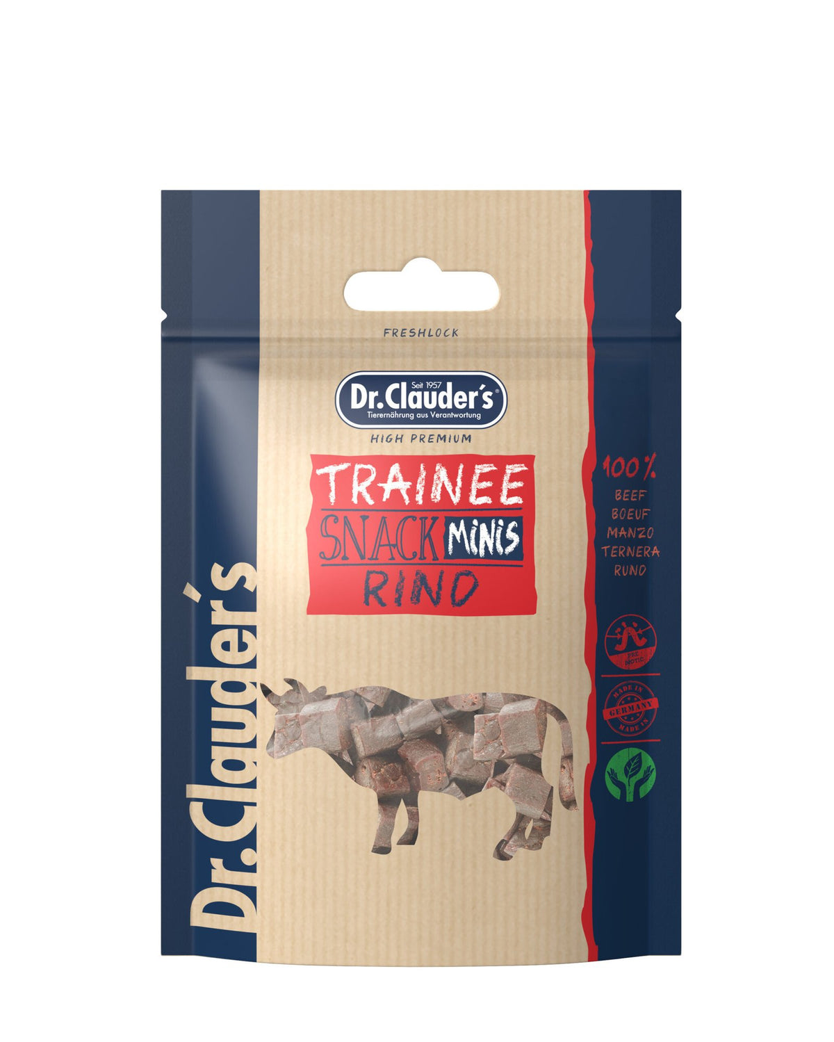 Dr.Clauder’s Snack Funcional Trainee Snack Mini Ternera 10x50G Perro