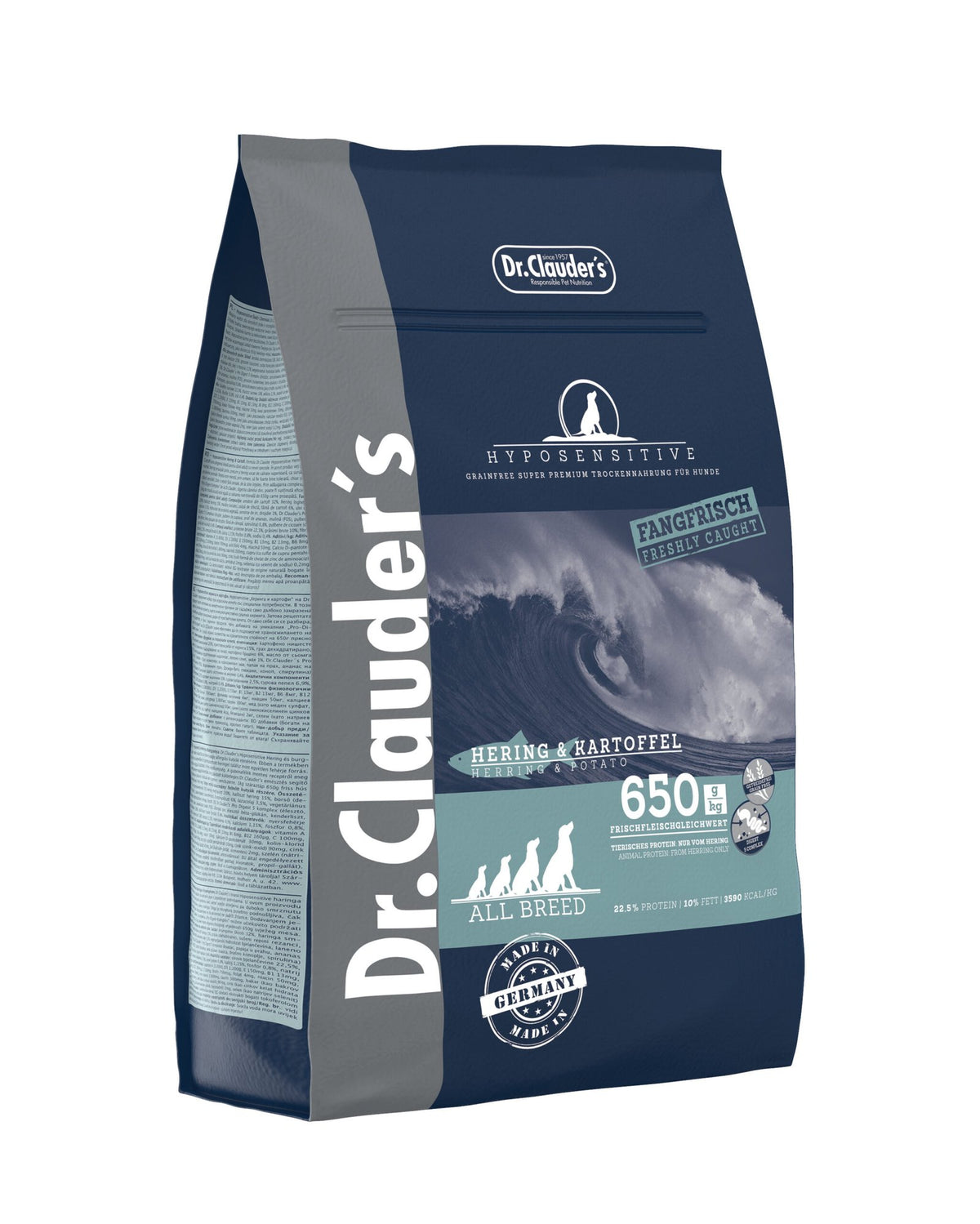 Dr.Clauder’s Seco Dr.Clauder’S Hyposensitive Arenque Y Patata Todas Las Razas 3.5Kg Perro