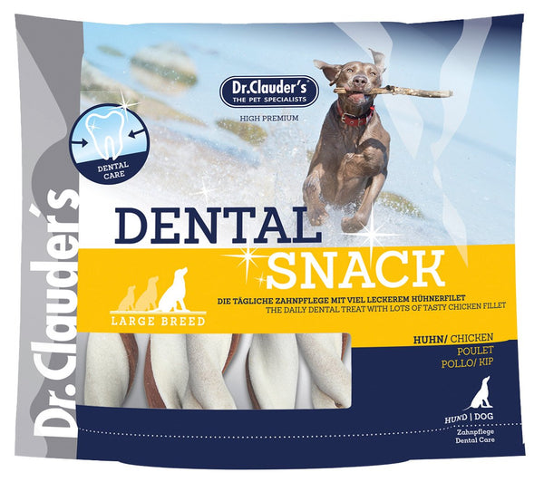 Dr.Clauder’S Snack Funcional Dental Todas Las Razas Pollo Grande 500G Perro